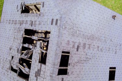 Repaired Roof Section